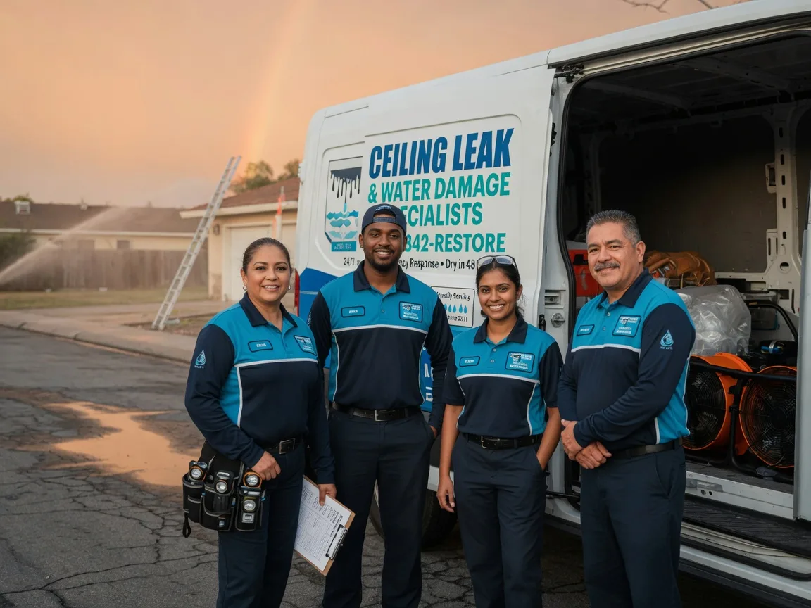 Ceiling Leak Cleanup company in Burlington, PA